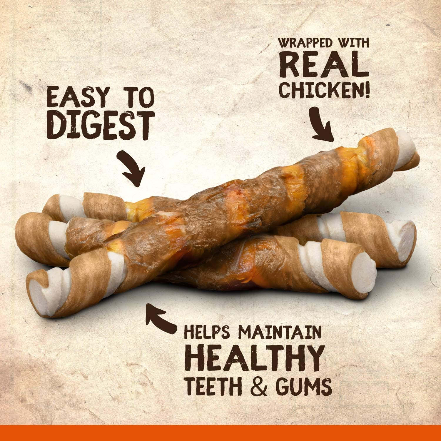 Zoe Better Than Rawhide Peanut Butter Twists Dog Treats - Image 3