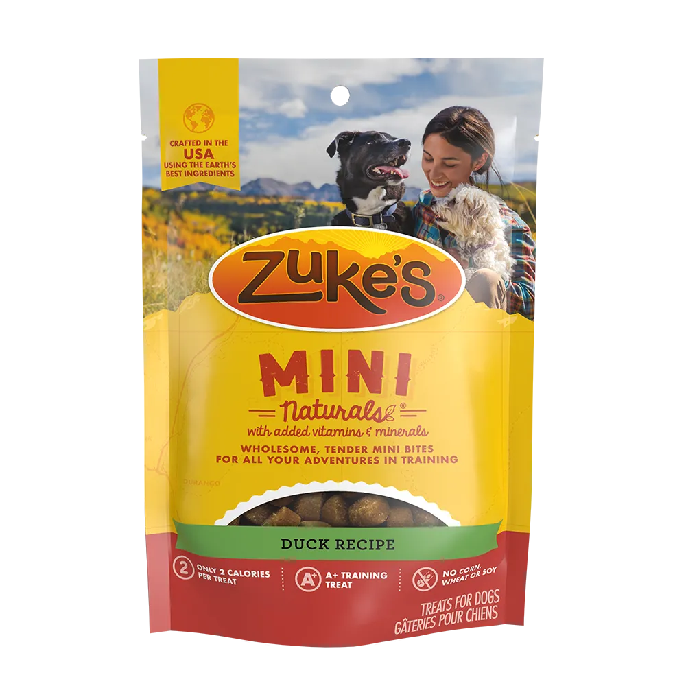 Zukes Mini Naturals Duck Recipe Dog Treats