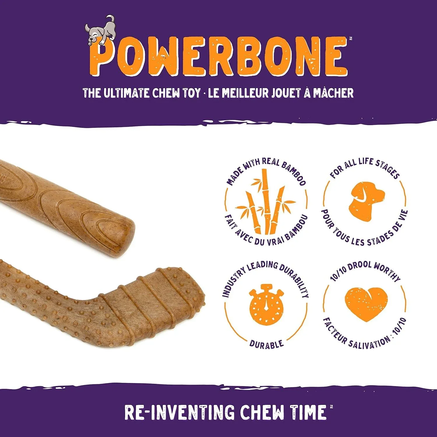 Powerbone Dog Nylon & Bamboo Golf Club - Image 2