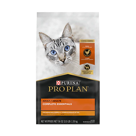 Purina Pro Plan Adult Complete Essentials Chicken & Rice Formula Dry Cat Food