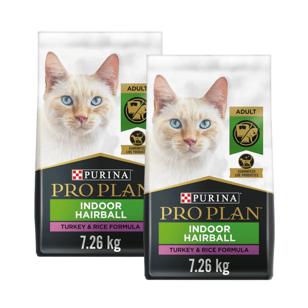 Purina Pro Plan Cat Food Adult Indoor Hairball Turkey - Image 13