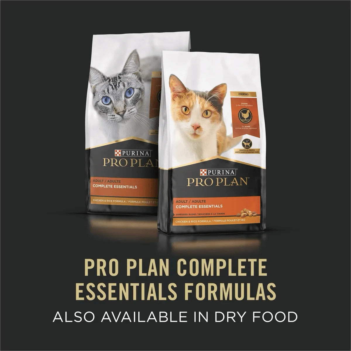 Purina Pro Plan Complete Essentials Favourites Tuna Entree, Salmon & Rice Entree, Chicken & Rice Entree Variety Pack Wet Cat Food - Image 5