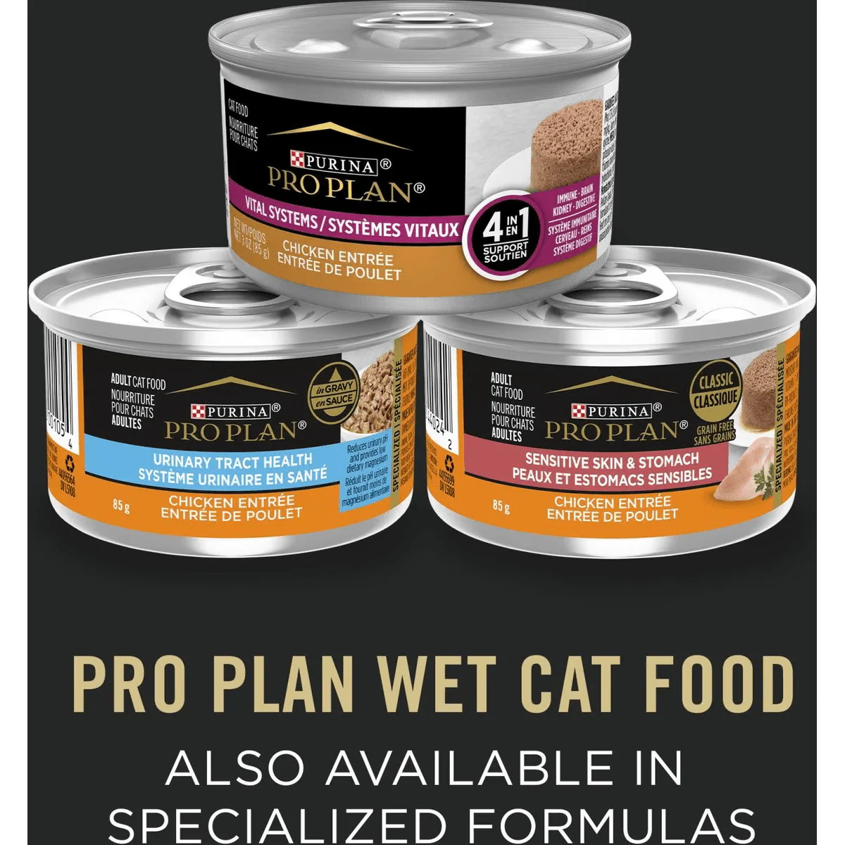 Purina Pro Plan Complete Essentials Favourites Tuna Entree, Salmon & Rice Entree, Chicken & Rice Entree Variety Pack Wet Cat Food - Image 9