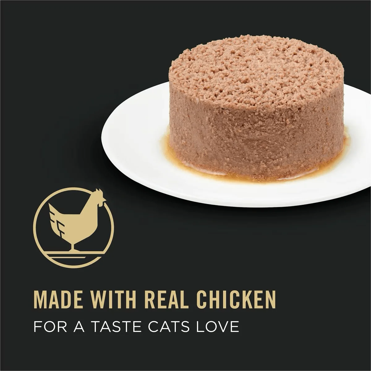 Purina Pro Plan Hairball Control Chicken Entrée Pate Wet Cat Food - Image 2