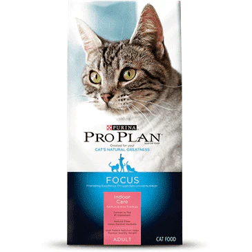 Purina Pro Plan Indoor Hairball Care Adult Dry Cat Food Salmon & Rice - Image 3