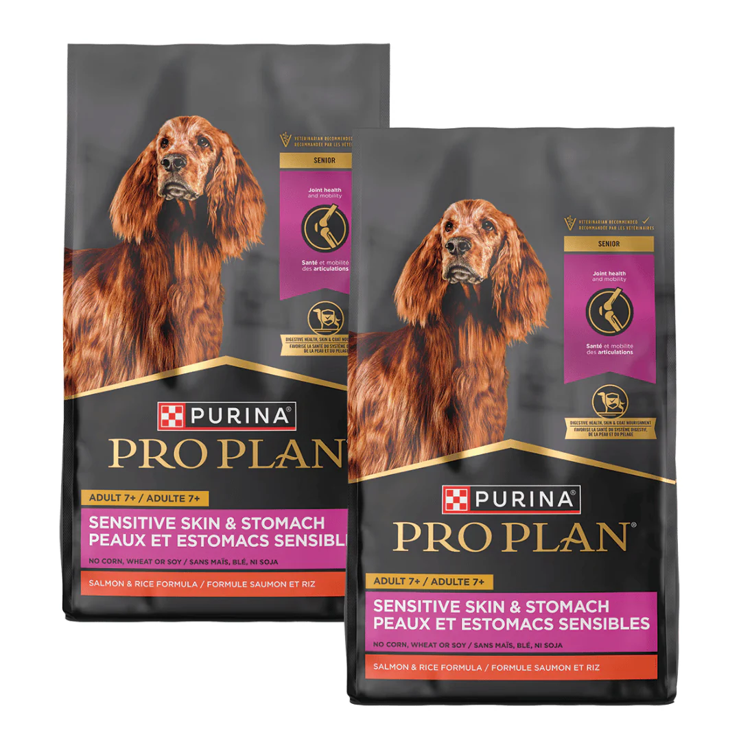 Purina Pro Plan Sensitive Skin & Stomach 7+ Salmon & Rice Formula Dry Dog Food - Image 7
