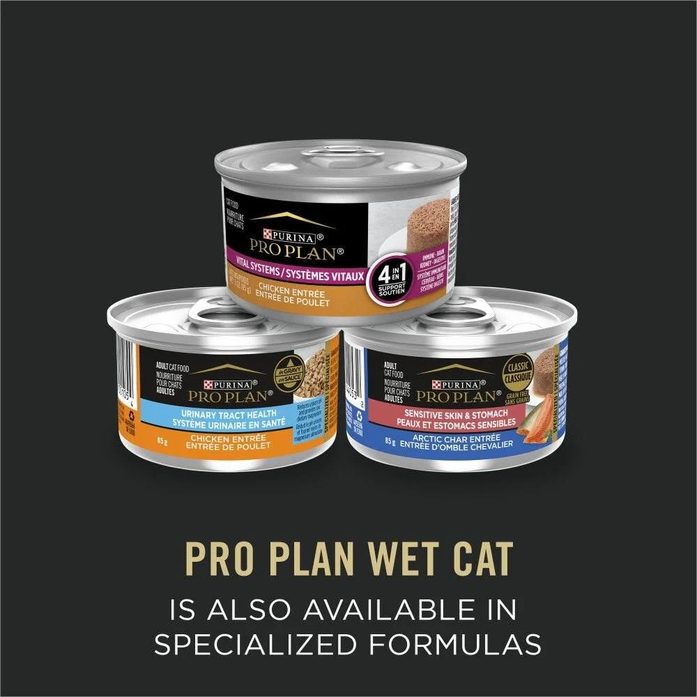 Purina Pro Plan Specialized Sensitive Skin & Stomach Chicken Entree Wet Cat Food - Image 7
