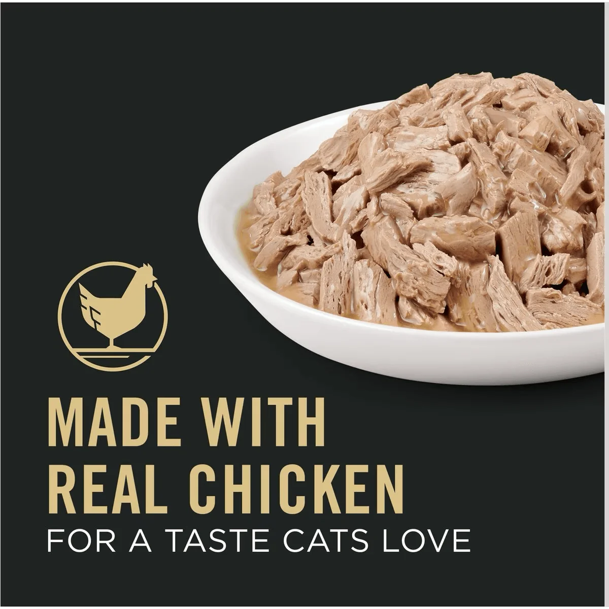 Purina Pro Plan Vital Systems Chicken Entree in Wet Cat Food Gravy - Image 2