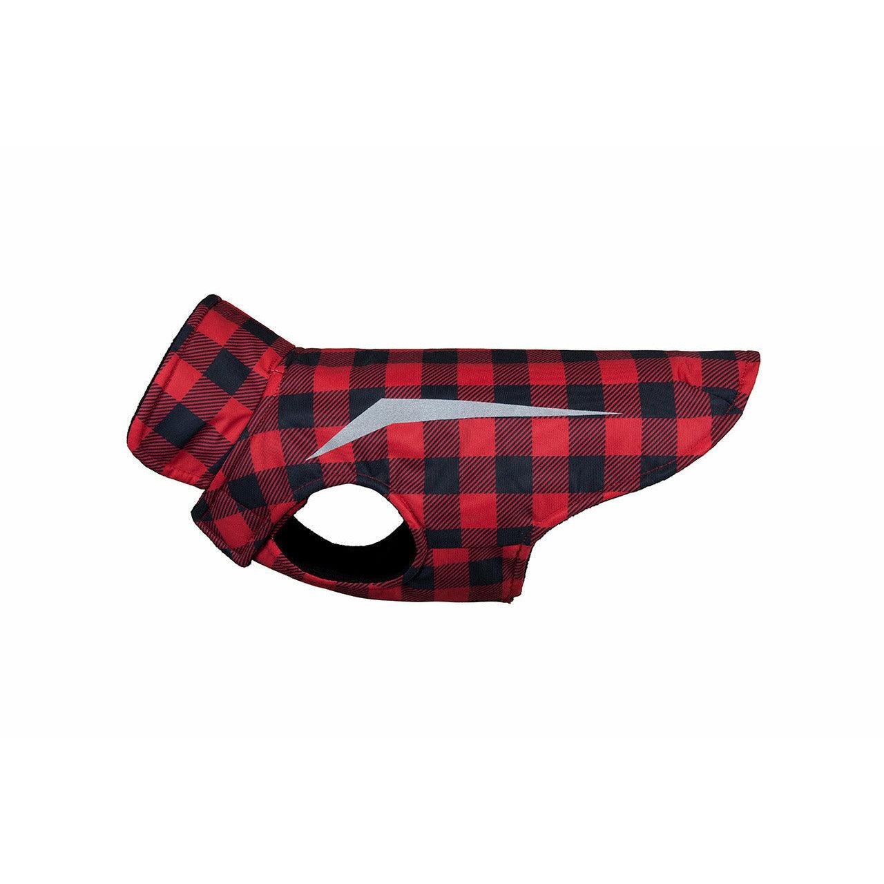 RC Dog Coat Shasta Red Buffalo Plaid