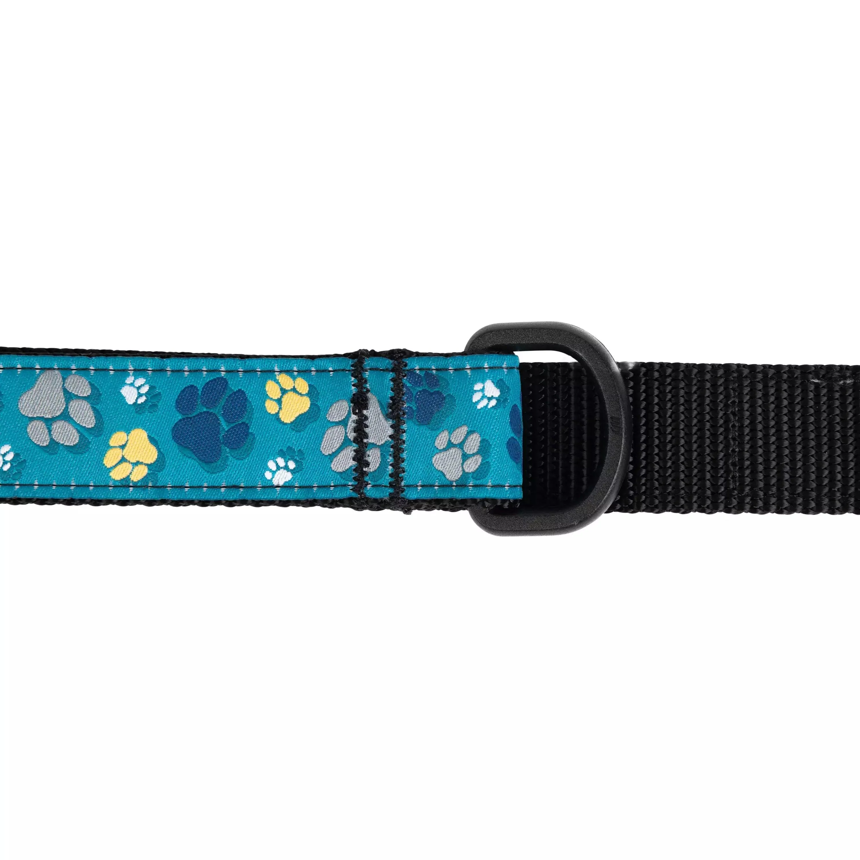 RC Dog Leash Black Twill Plaid - Image 4