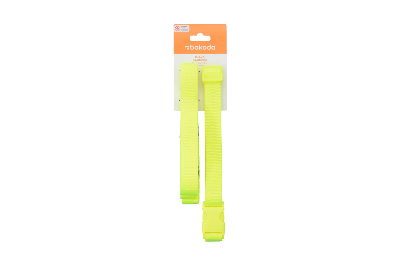 RC Pets Bakoda Collar & Leash Set Tennis