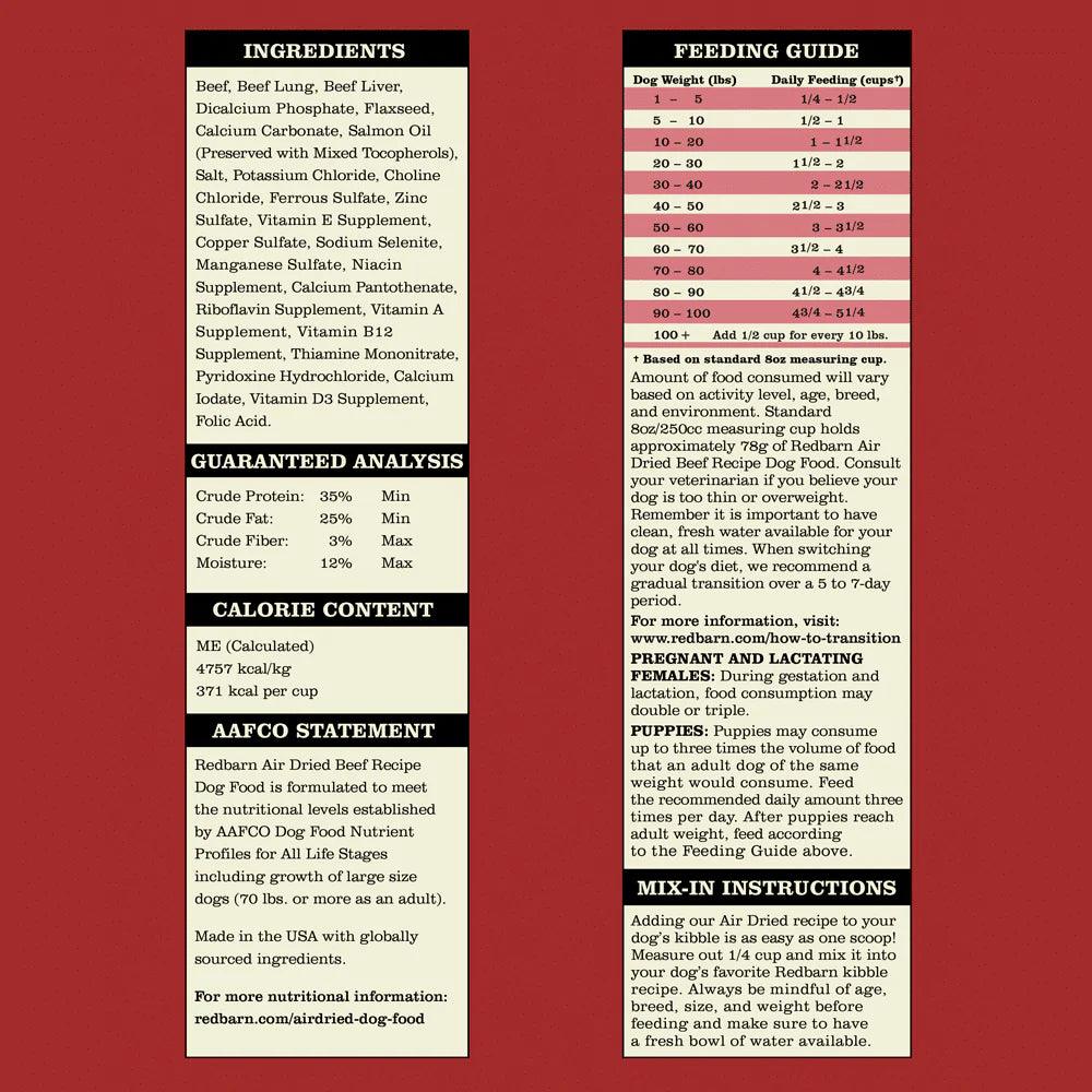Red Barn Air Dried Grain Free Beef Dog Food - Image 3