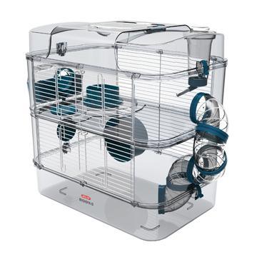 Rody3 Duo Hamster Cage 2-Story Blue