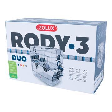 Rody3 Duo Hamster Cage 2-Story Blue - Image 2