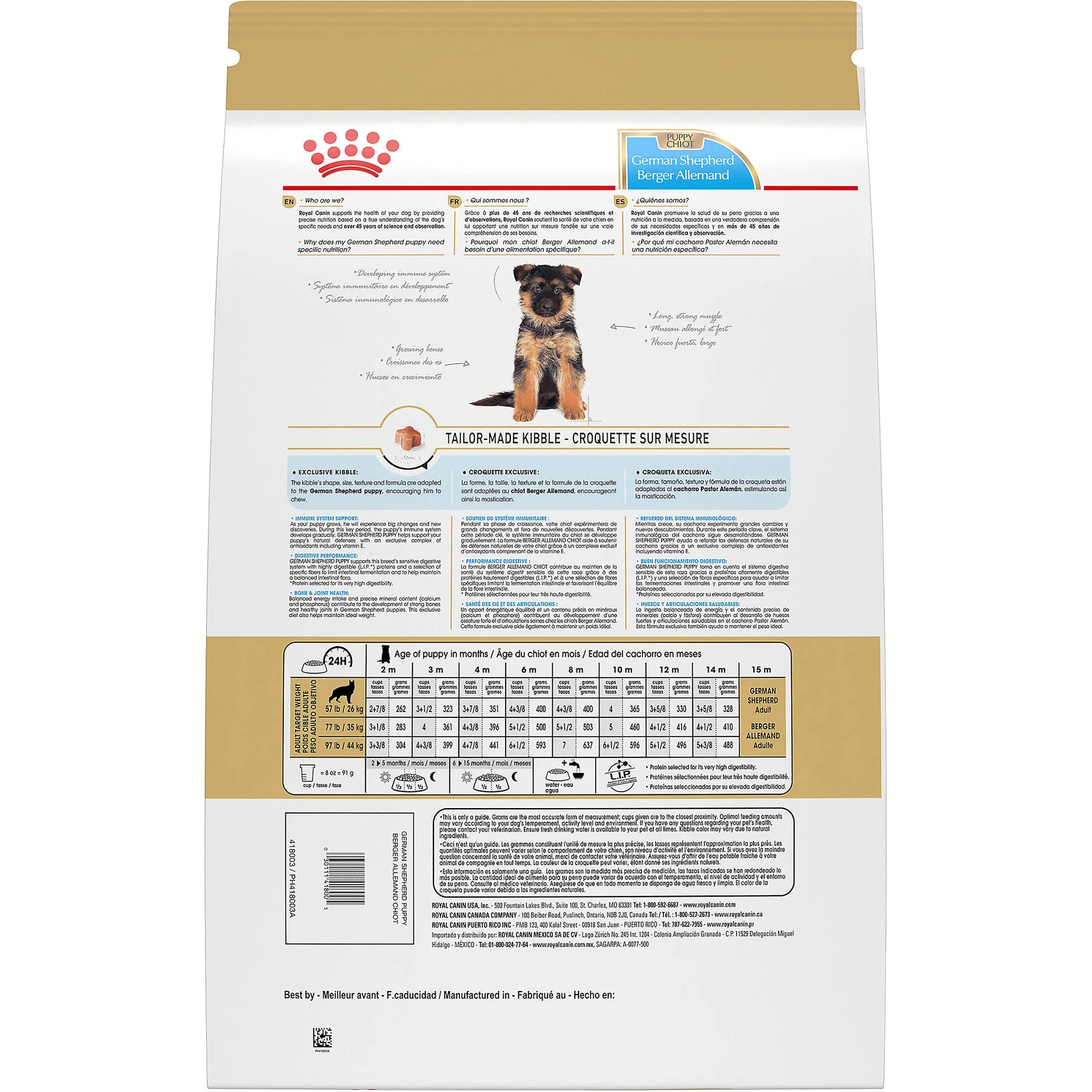 Royal Canin® Breed Health Nutrition® German Shepherd Puppy Dry Dog Food - Image 8