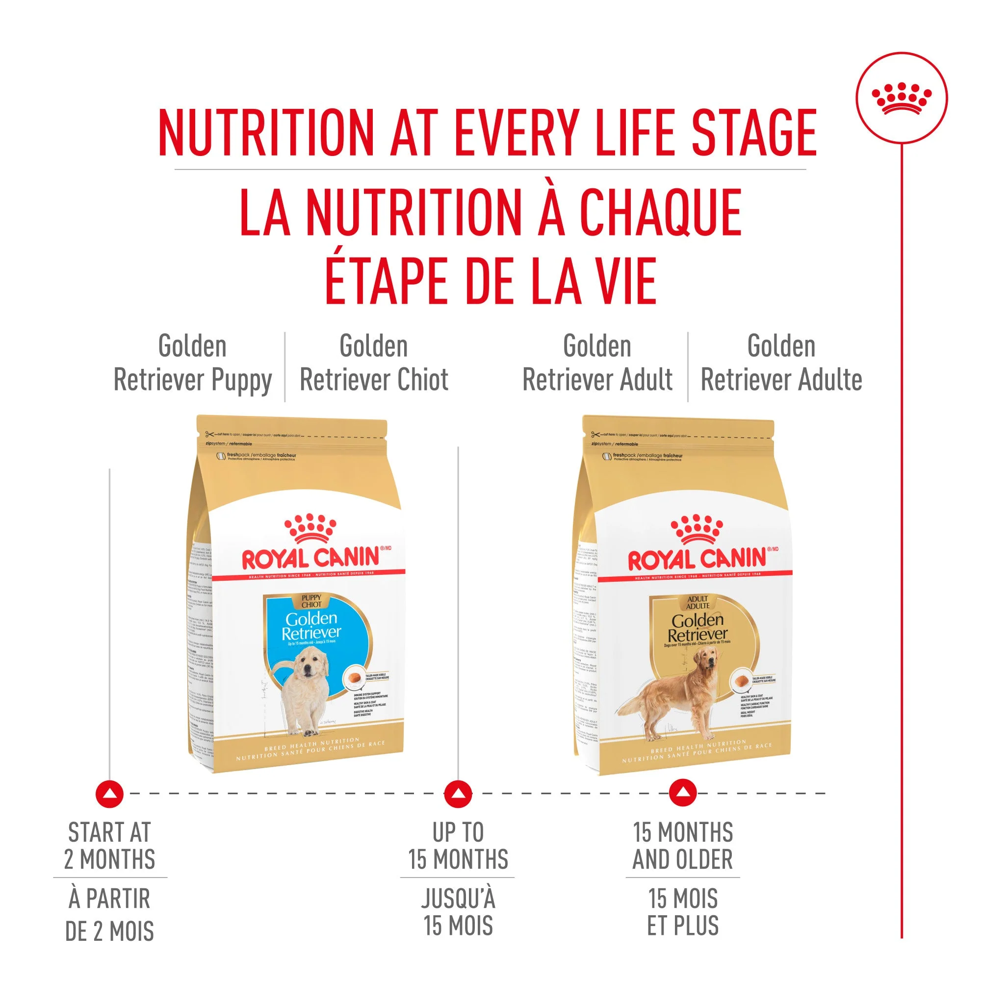 Royal Canin® Breed Health Nutrition® Golden Retriever Puppy Dry Puppy Food - Image 7