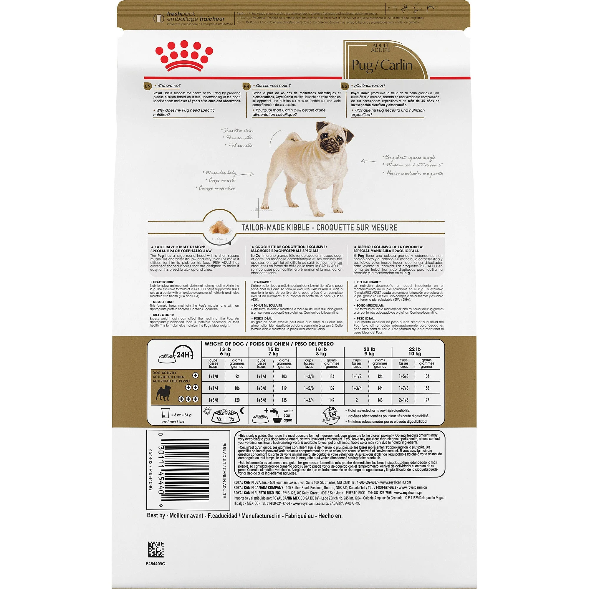 Royal Canin® Breed Health Nutrition® Pug Adult Dry Dog Food - Image 7