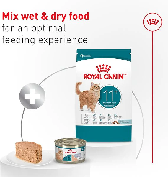 Royal Canin Feline Health Nutrition Aging 11+ Ultra Soft Mousse In Sauce Wet Canned Cat Food - Image 6