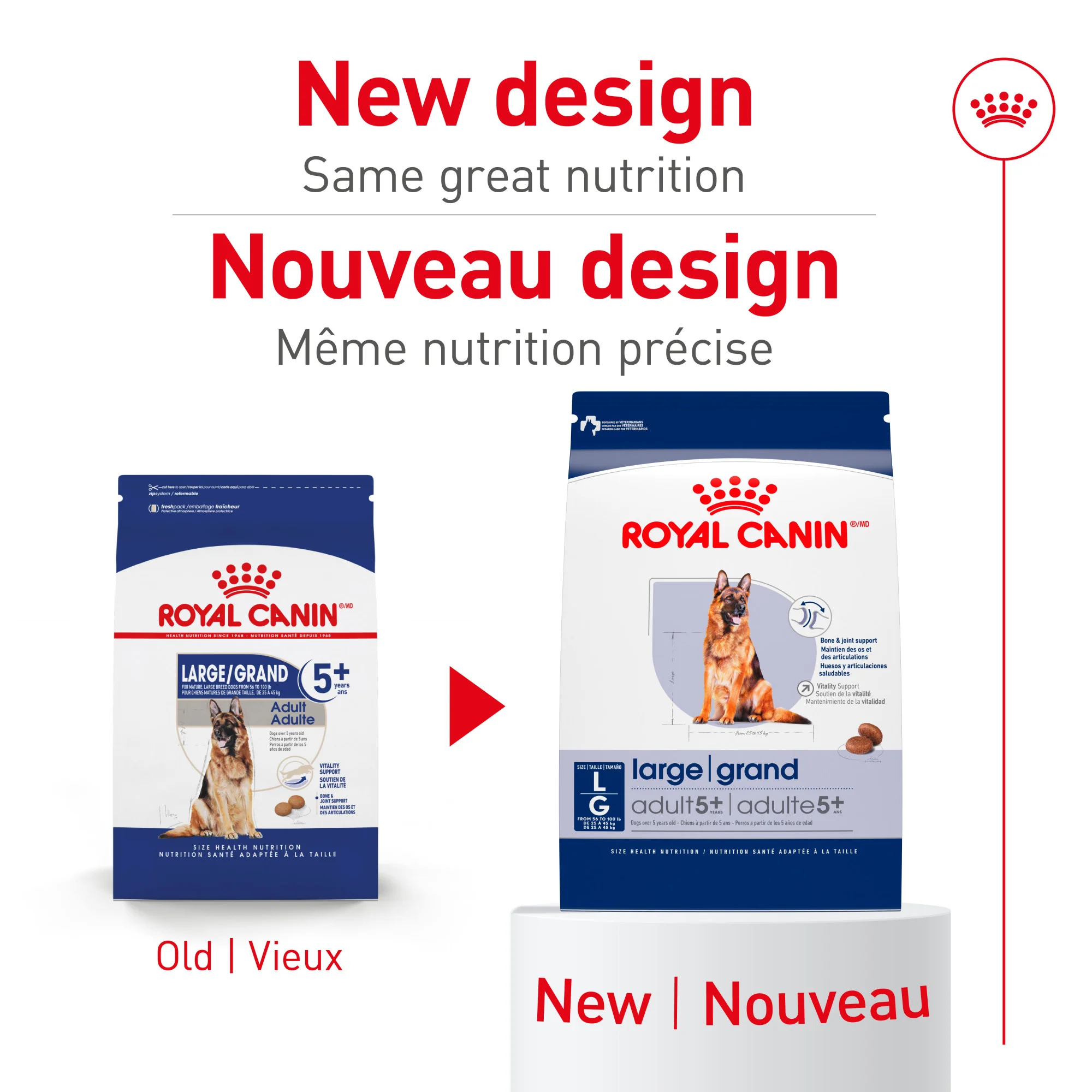 Royal Canin Dog Food Large Aging Care Adult 5+ - Image 2