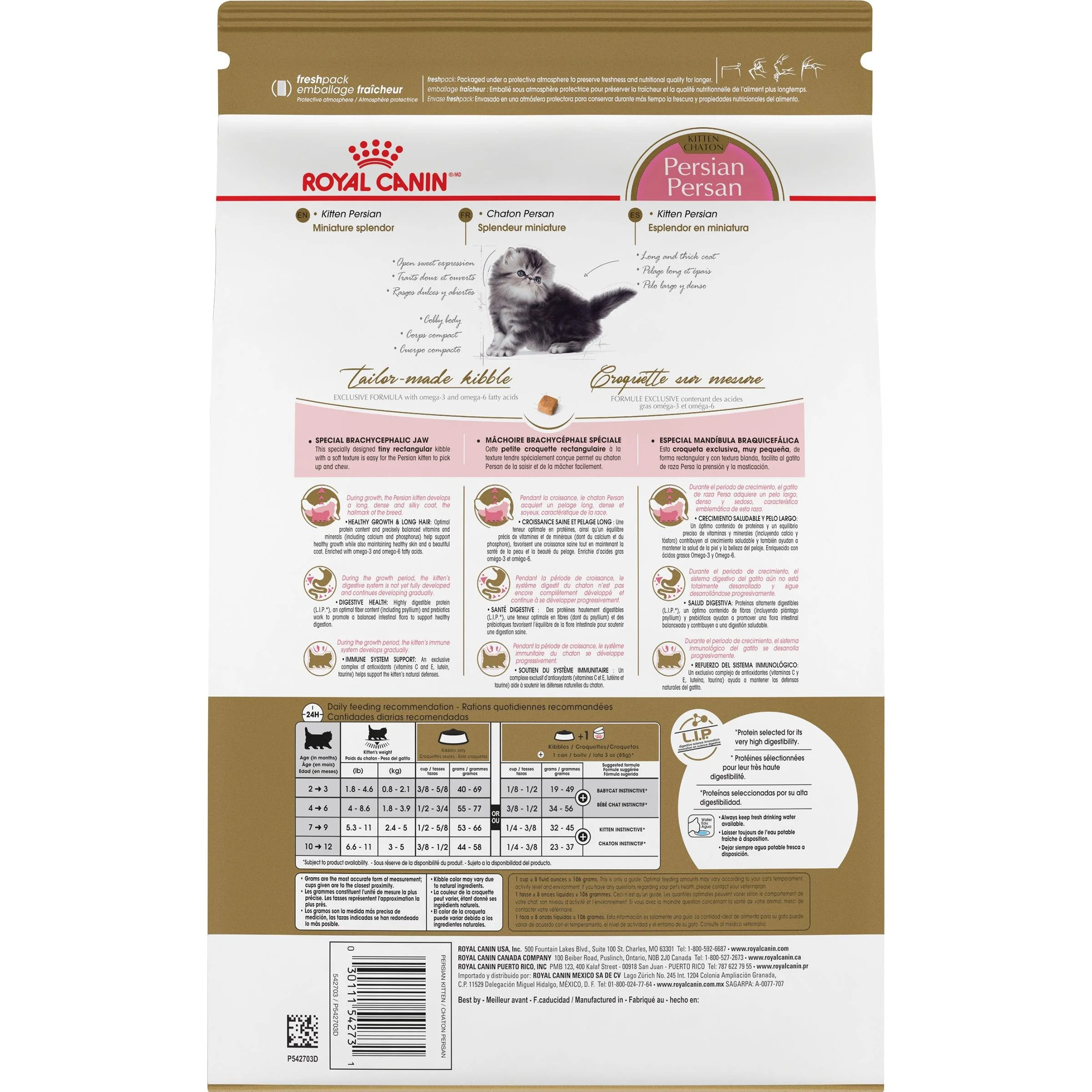 Royal Canin Feline Breed Nutrition Persian Dry Kitten Food - Image 2