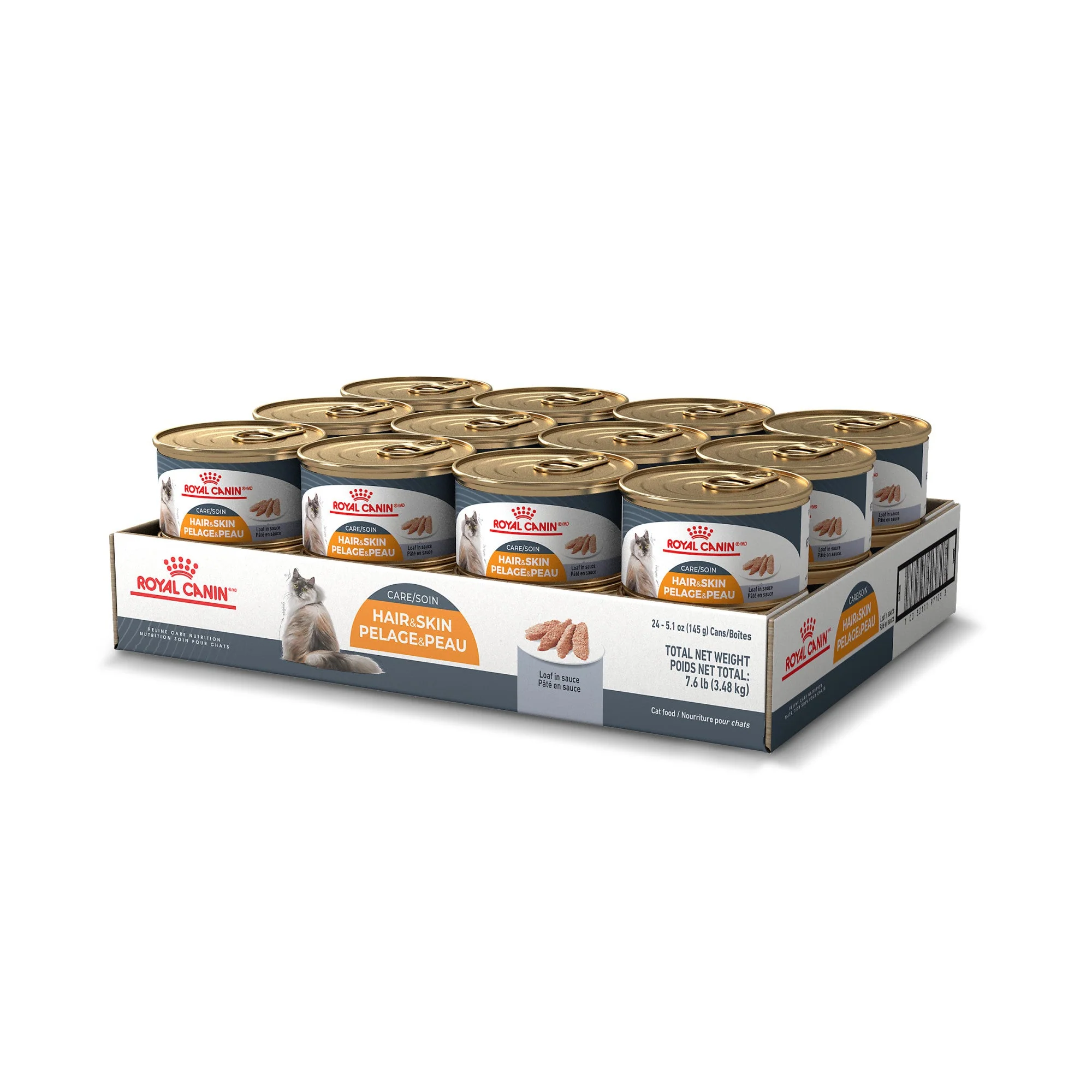 Royal Canin® Feline Care Nutrition™ Hair & Skin Care Loaf In Sauce Canned Cat Food - Image 10