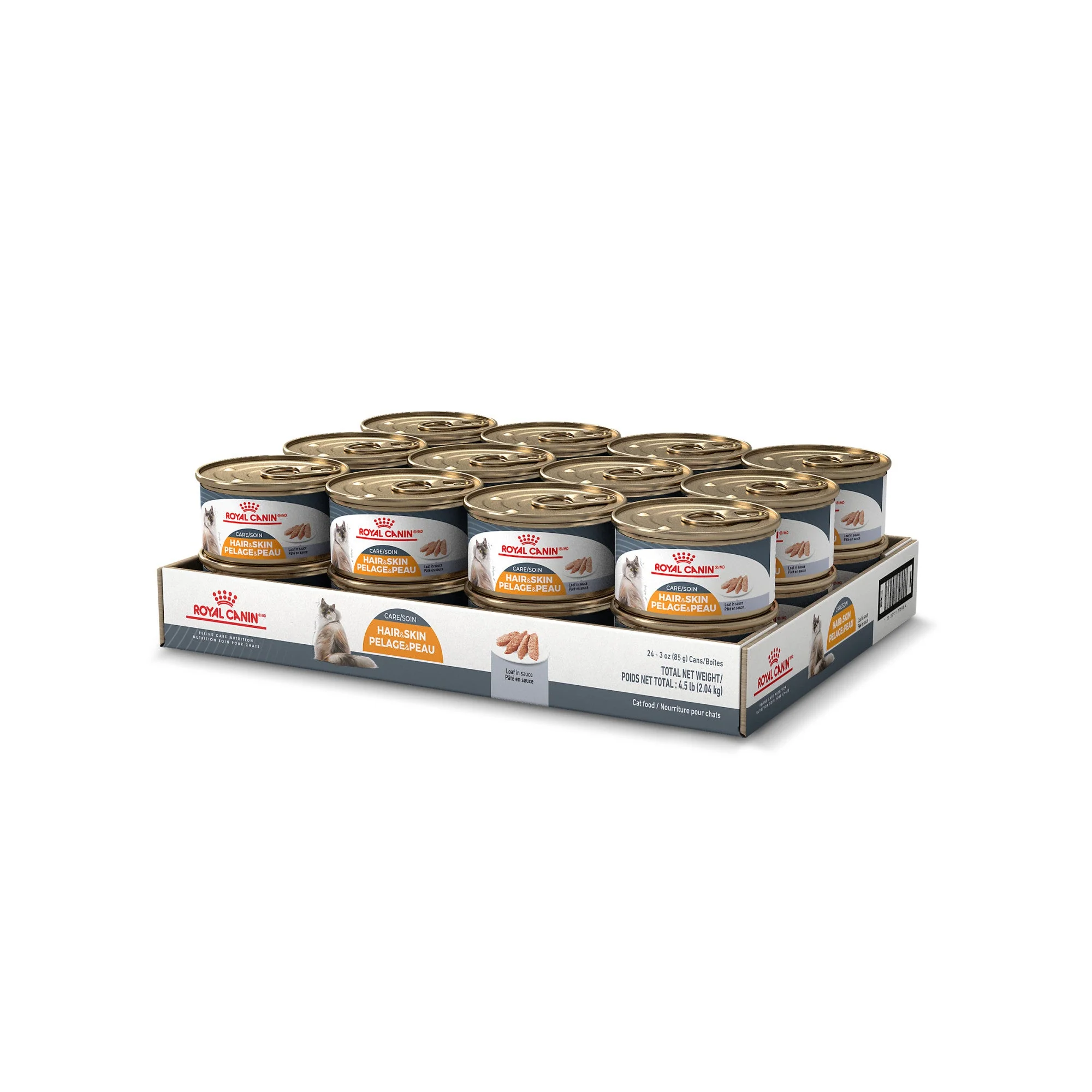 Royal Canin® Feline Care Nutrition™ Hair & Skin Care Loaf In Sauce Canned Cat Food - Image 11
