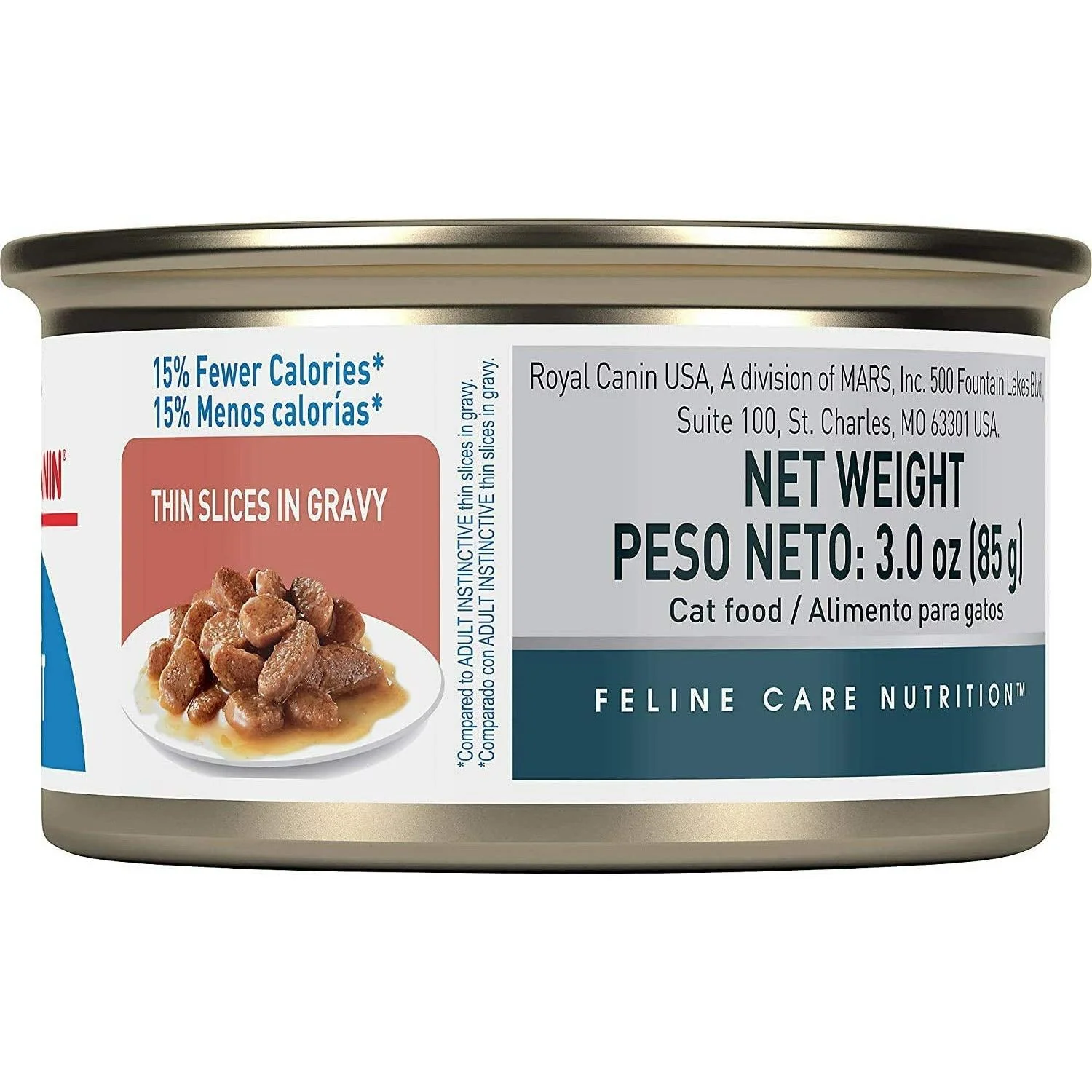 Royal Canin® Feline Care Nutrition™ Weight Care Thin Slices In Gravy Canned Cat Food - Image 2