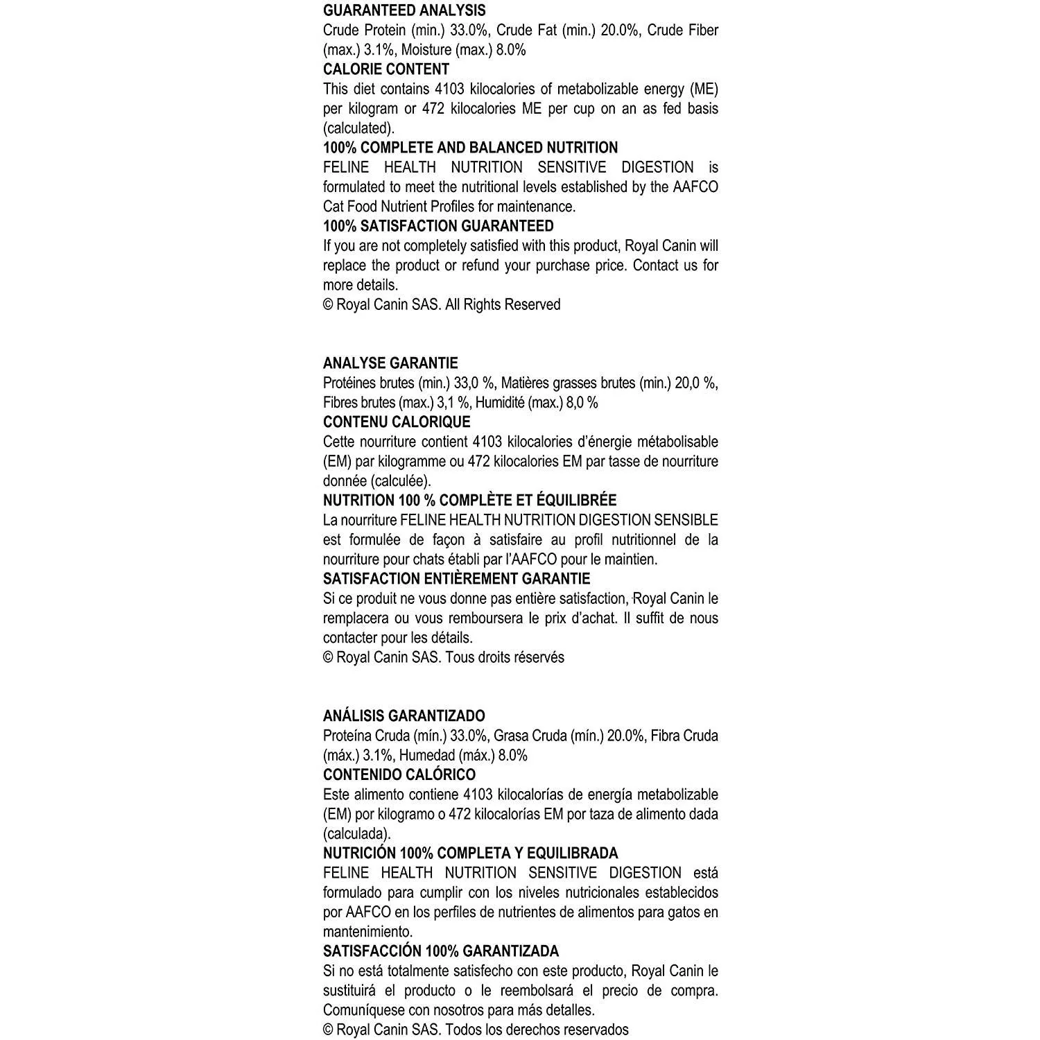 Royal Canin® Feline Health Nutrition™ Sensitive Digestion Dry Adult Cat Food - Image 11