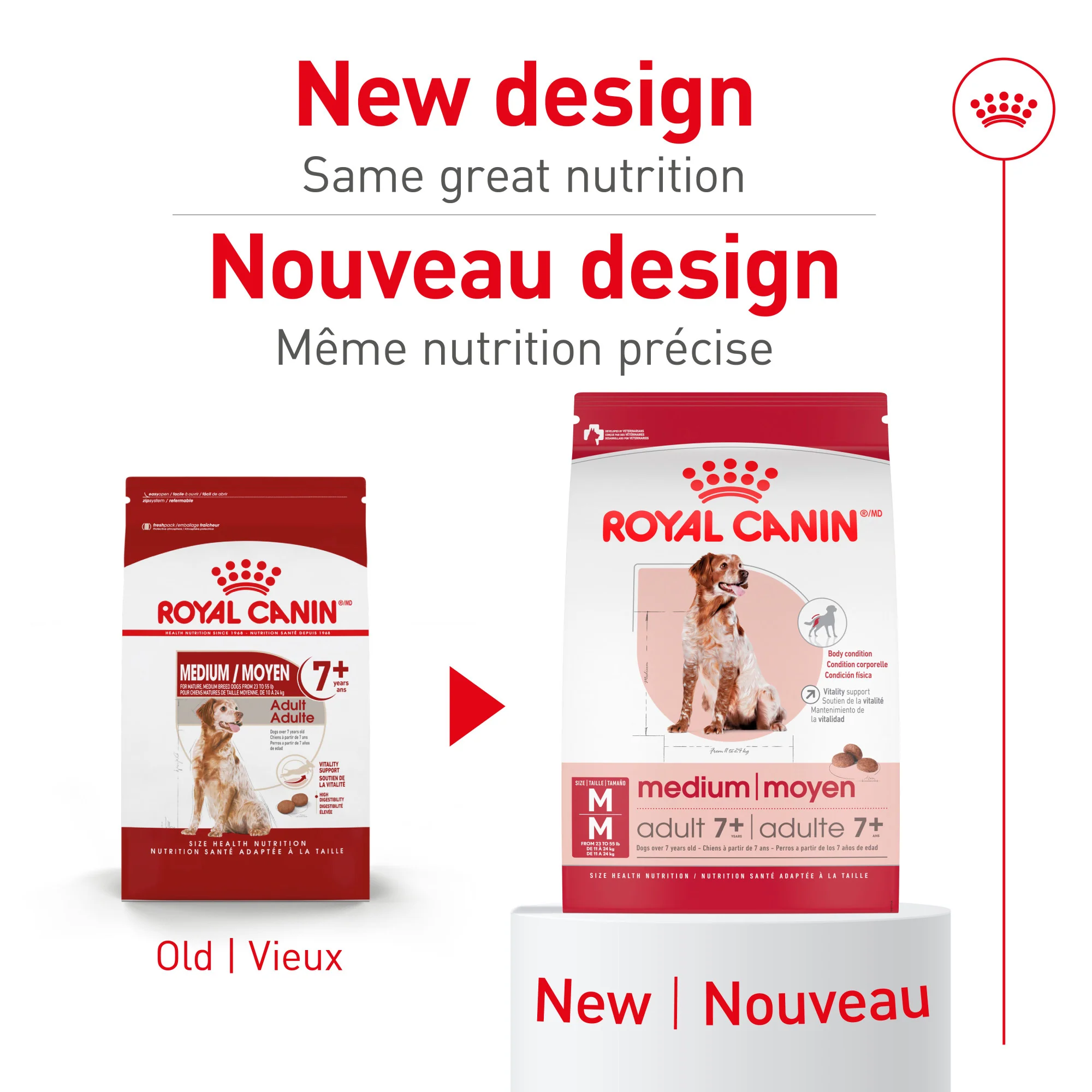 Royal Canin Health Nutrition Medium Adult 7+ Dry Dog Food - Image 2