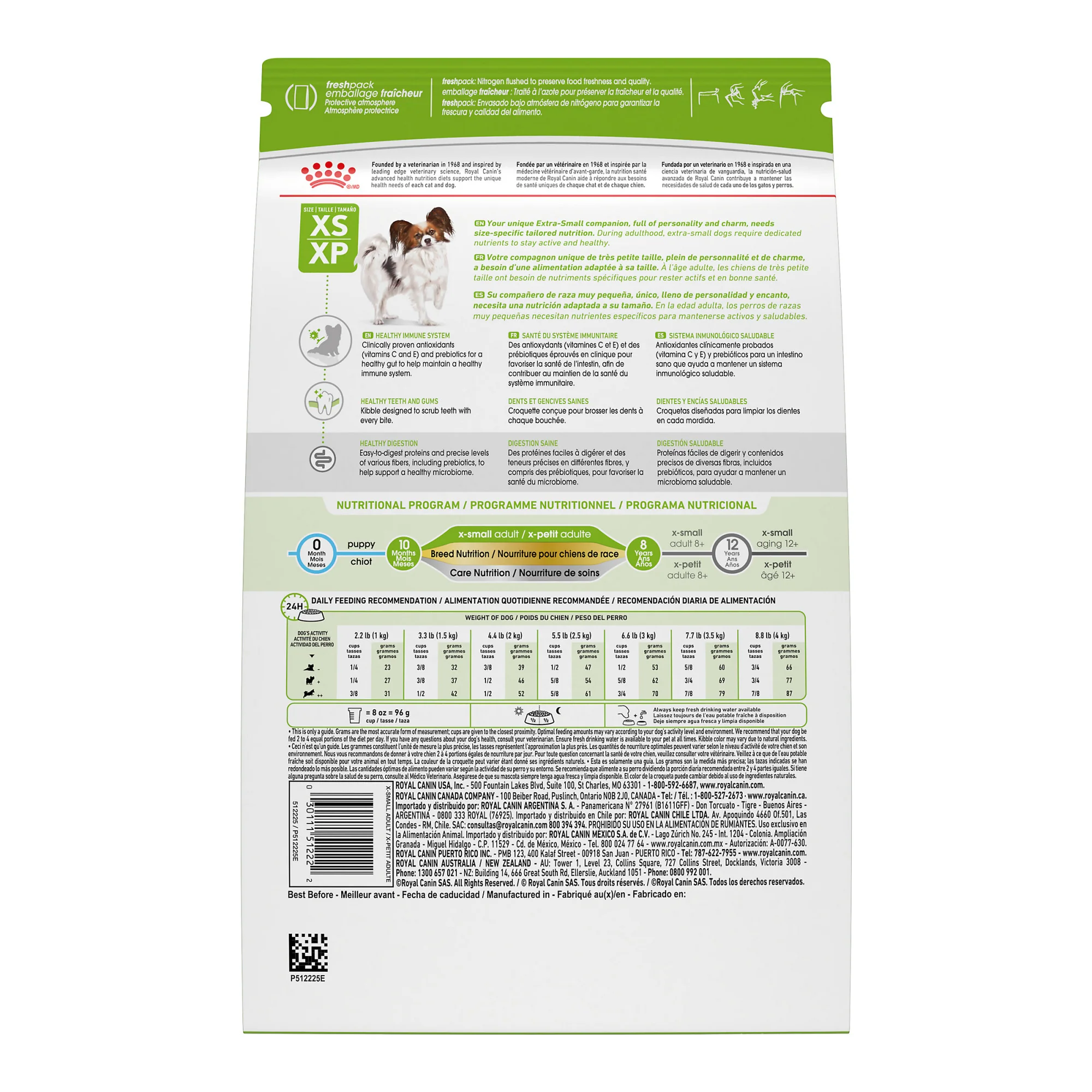 Royal Canin® Size Health Nutrition™ X-Small Adult Dry Dog Food - Image 6