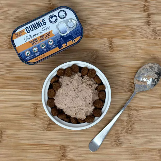 Gunni's Pet Salmon & Cod Liver Recipe With Kelp Food Topper For Dogs - Image 4