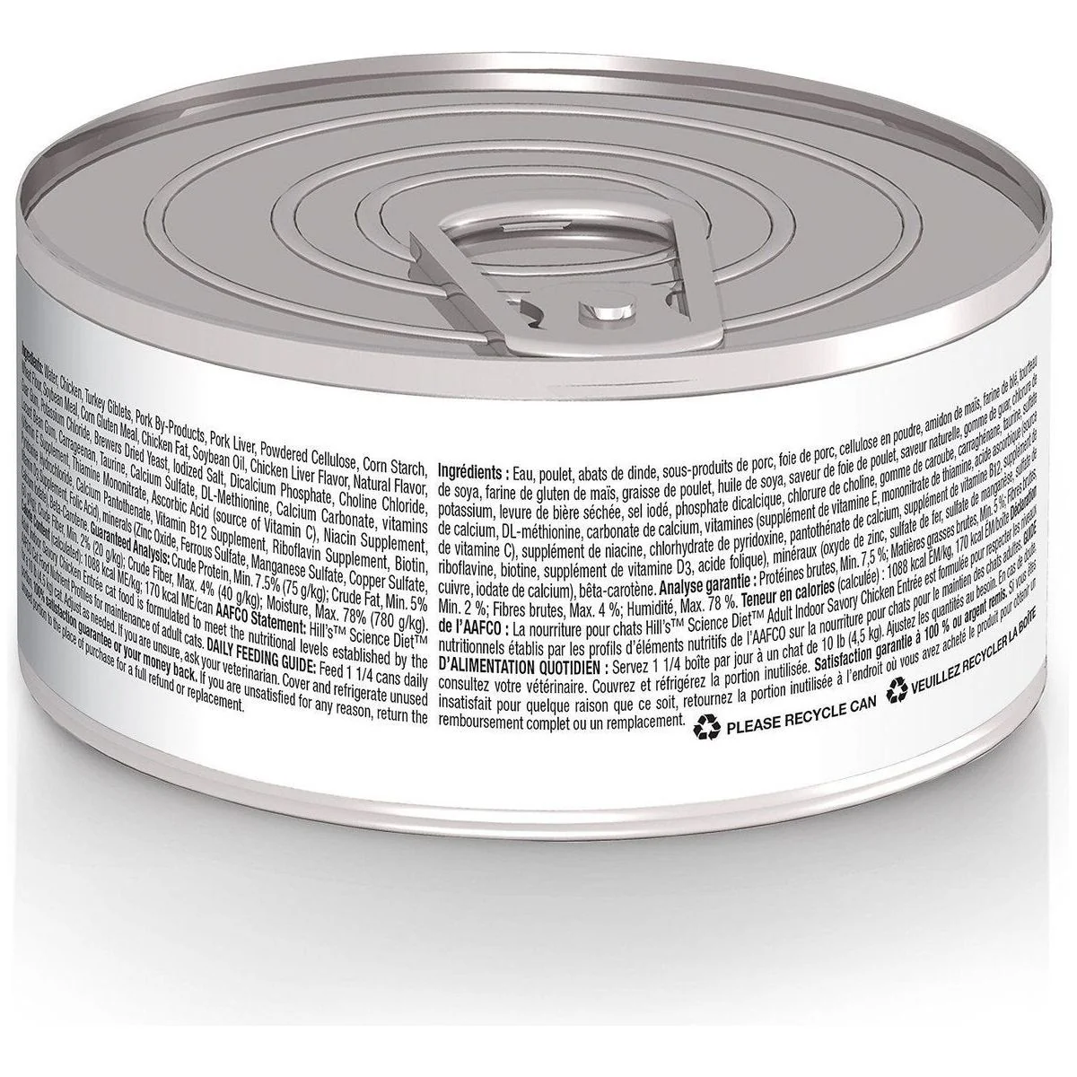 Hill's Science Diet Feline Canned Indoor Chicken Entrée - Image 2