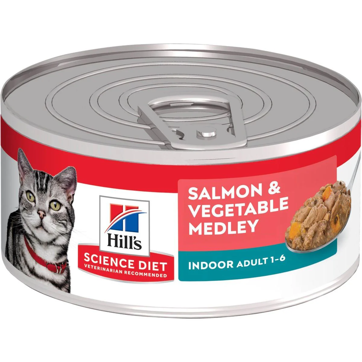 Hill's Science Diet Feline Canned Indoor Salmon & Vegetables