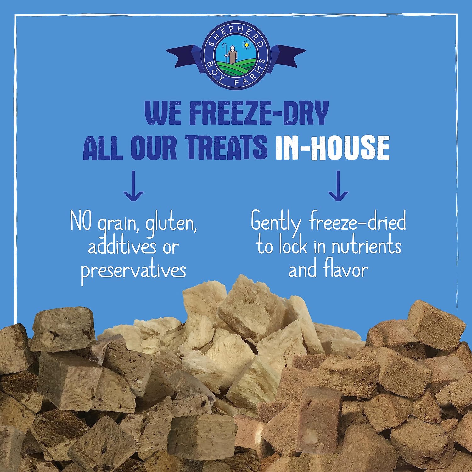 Shepherd Boy Farm Freeze Dried Duck Hearts - Image 4
