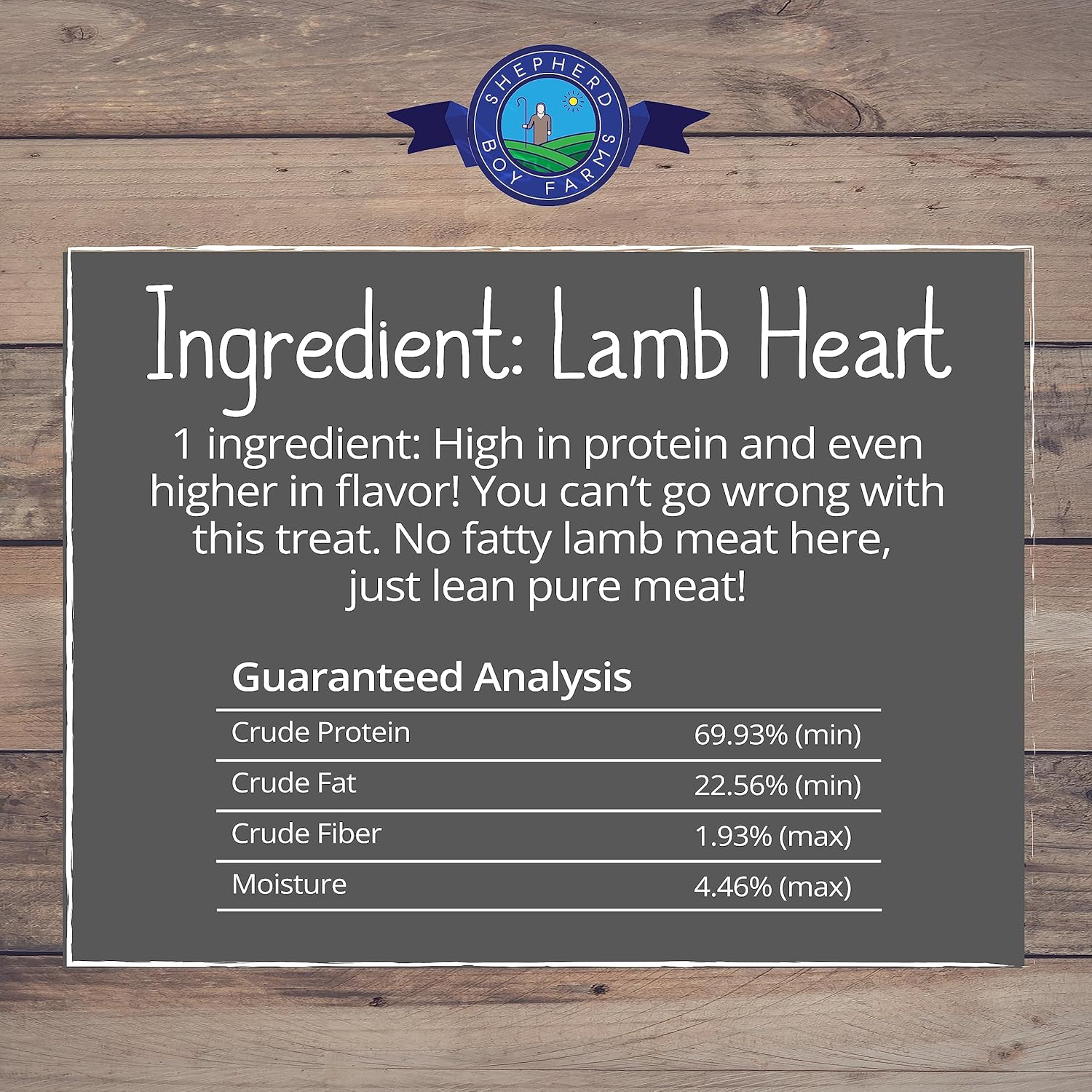 Shepherd Boy Farm Freeze Dried Lamb Hearts - Image 5