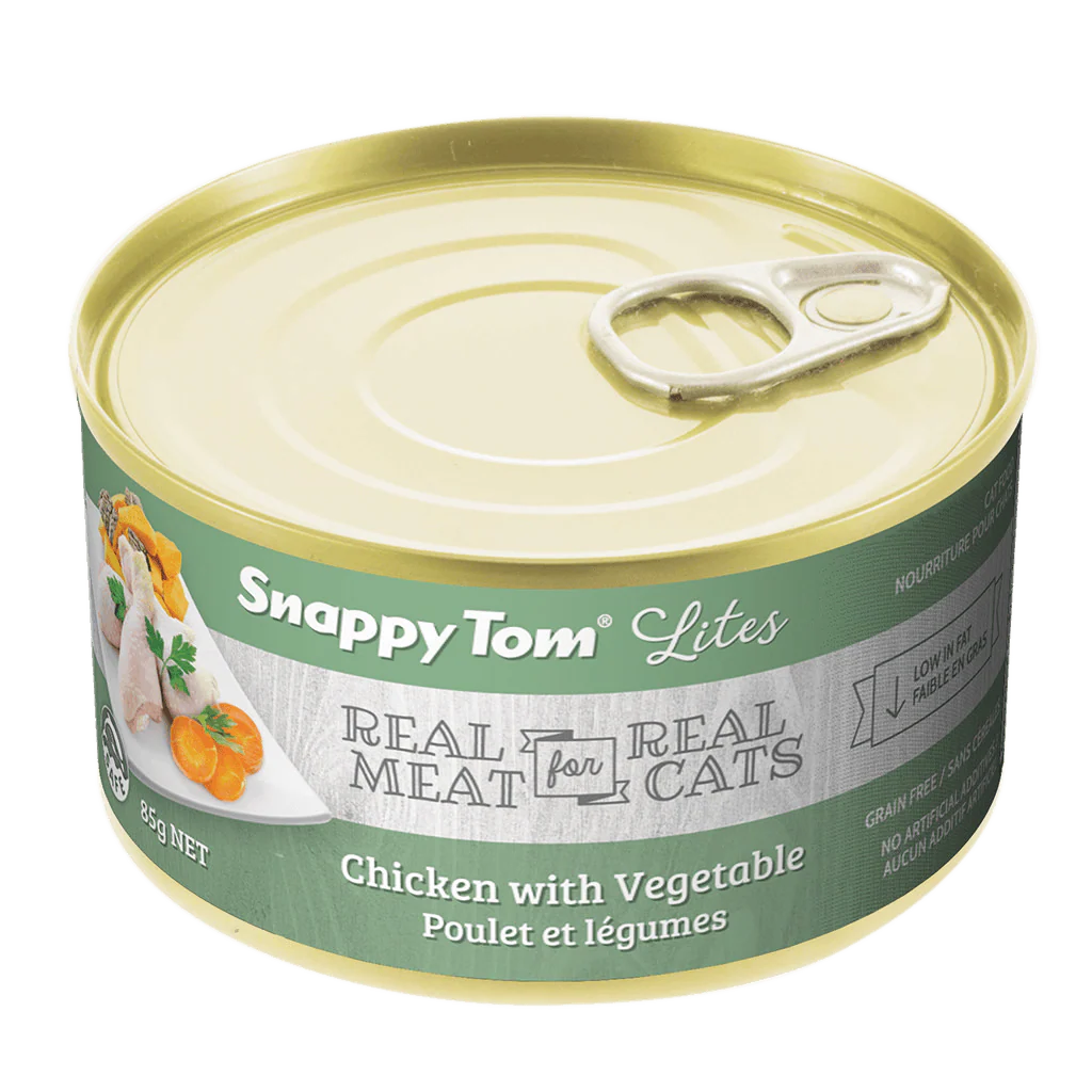 Snappy Tom Wet Cat Food Lites Chicken With Vegetables