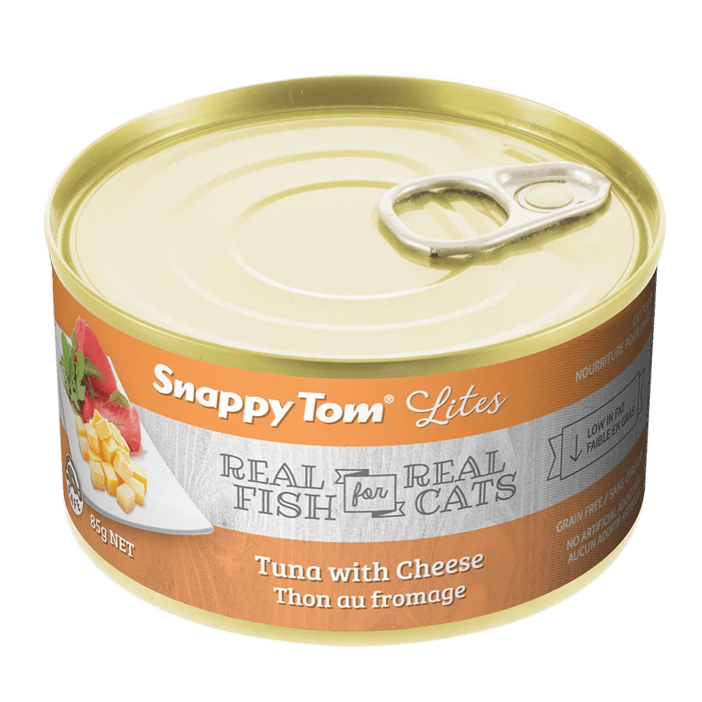 Snappy Tom Wet Cat Food Lites Tuna With Cheese