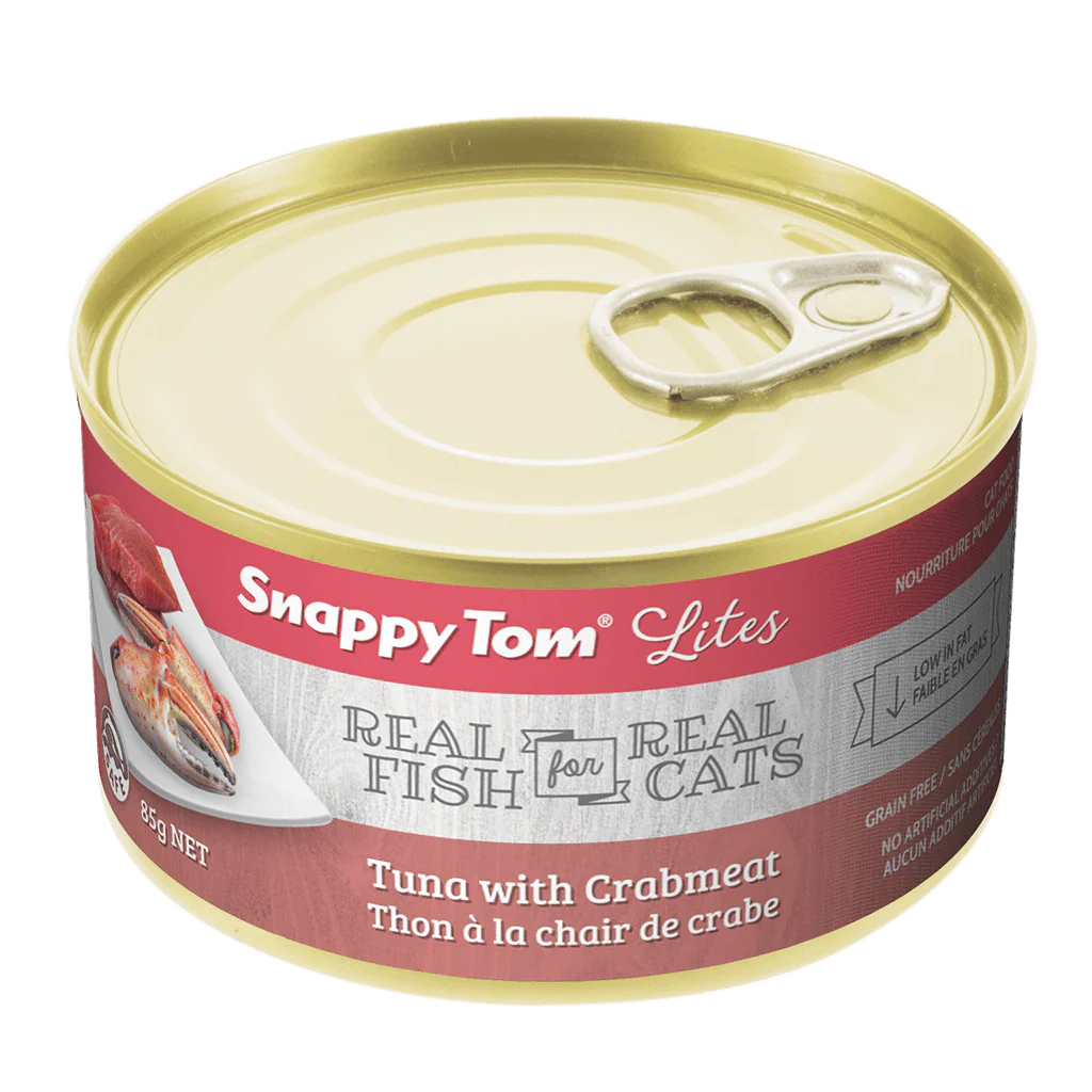 Snappy Tom Wet Cat Food Lites Tuna With Crabmeat