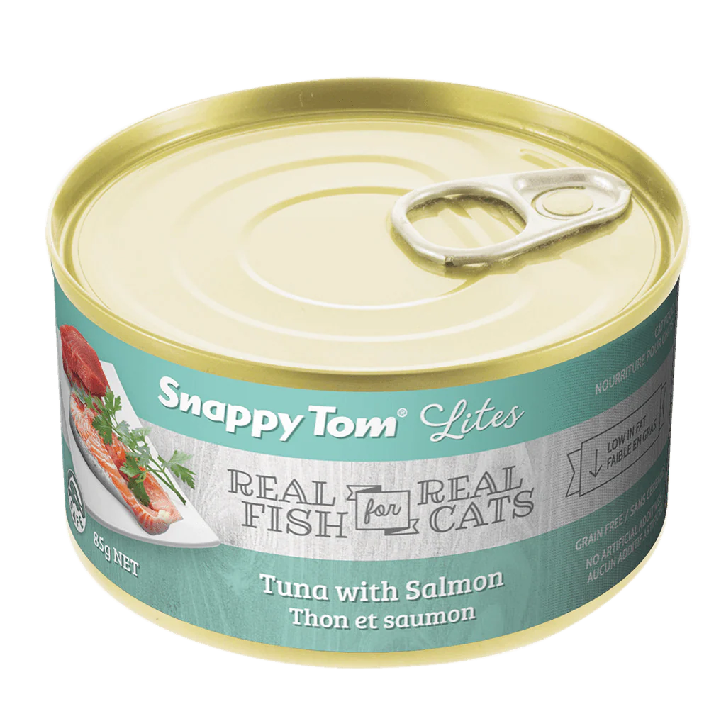 Snappy Tom Wet Cat Food Lites Tuna With Salmon