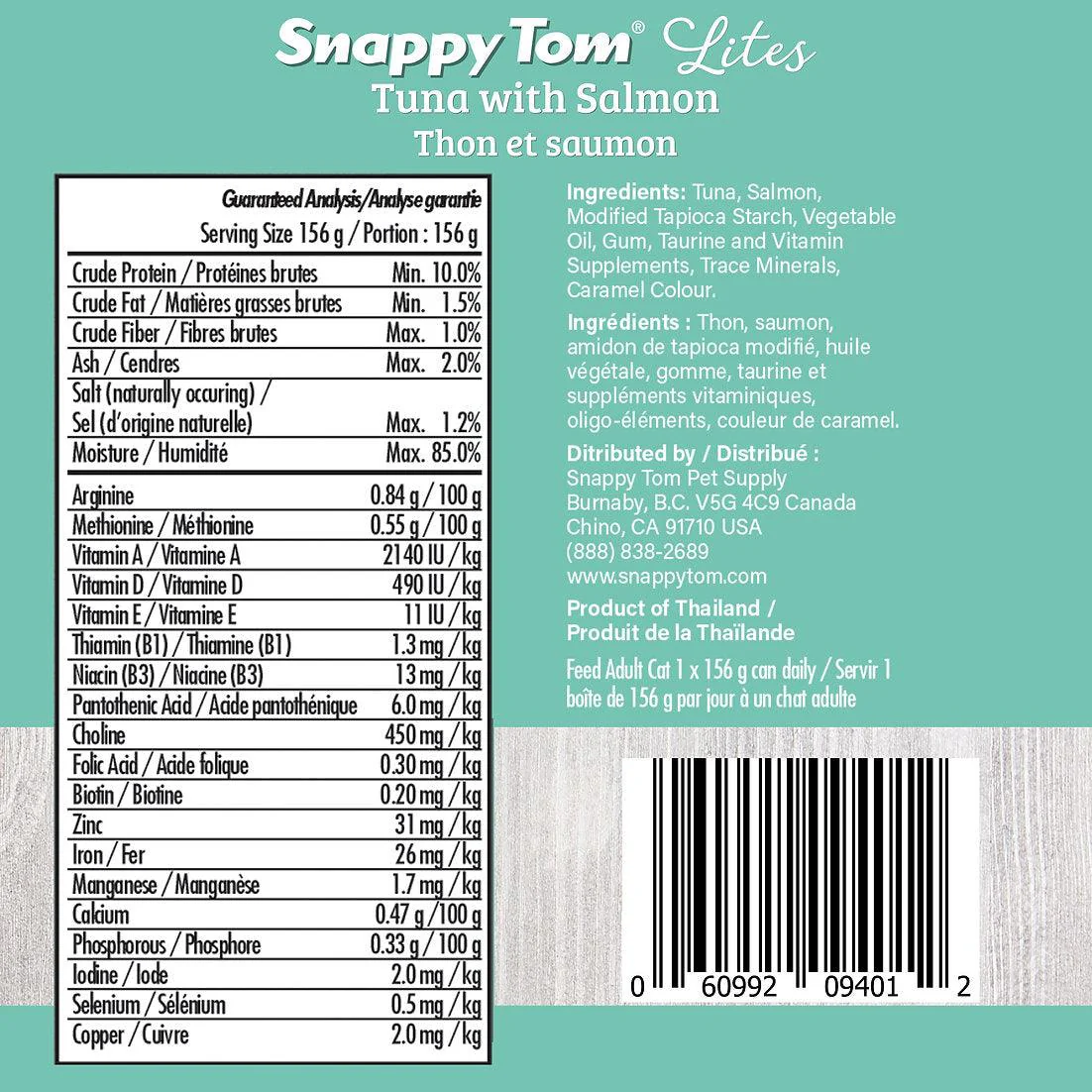 Snappy Tom Wet Cat Food Lites Tuna With Salmon - Image 3