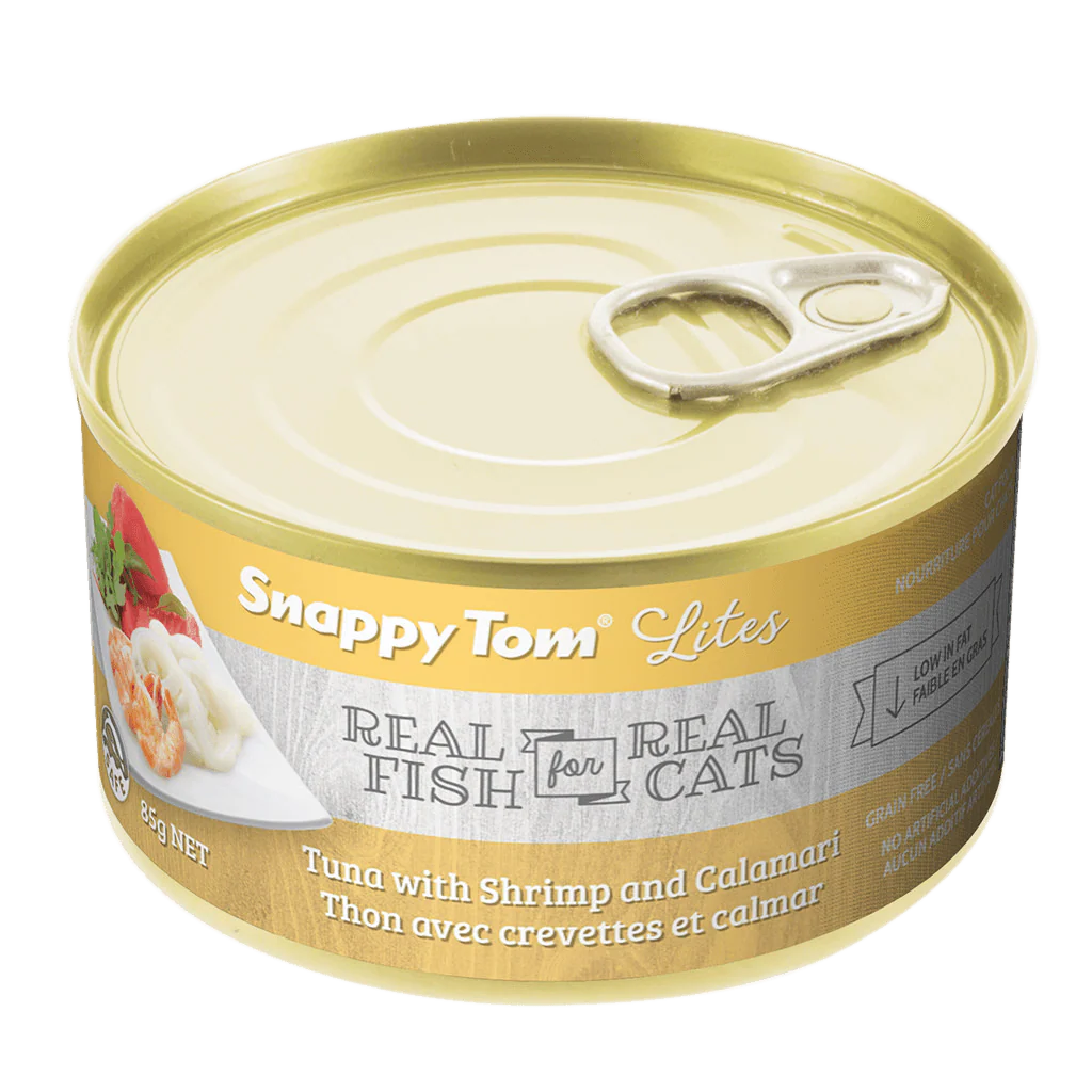 Snappy Tom Wet Cat Food Lites Tuna With Shrimp & Calamari