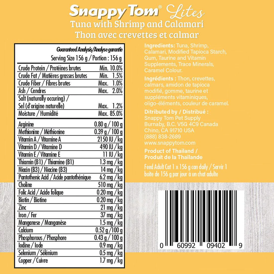 Snappy Tom Wet Cat Food Lites Tuna With Shrimp & Calamari - Image 3