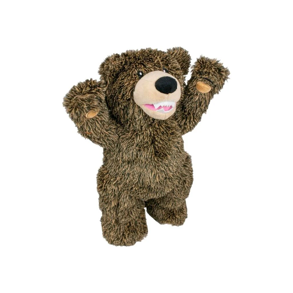 Tall Tails Plush Grizzly With Squeaker & Interior Rope - Image 2