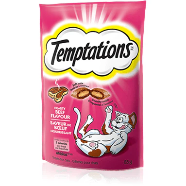 Temptations Hearty Beef Cat Treats