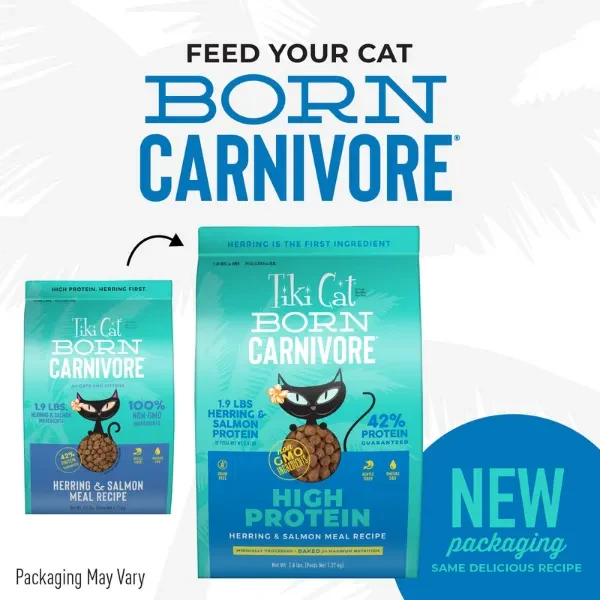 Tiki Cat Born Carnivore High Protein Herring & Salmon - Image 6