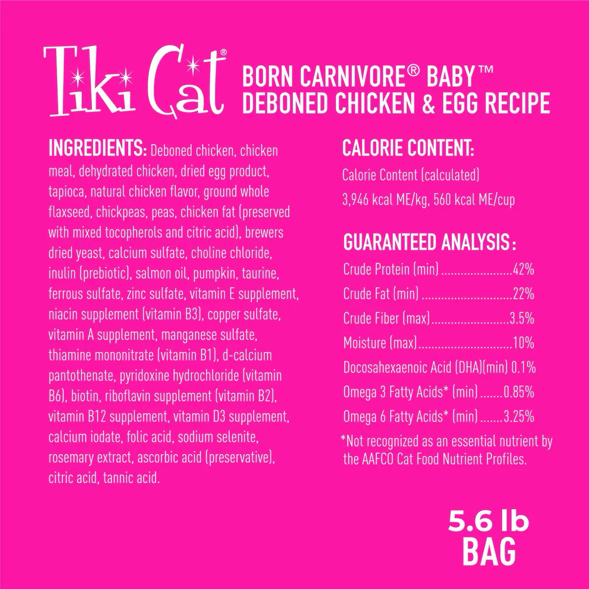 Tiki Cat Born Carnivore High Protein Kitten Chicken & Egg - Image 3