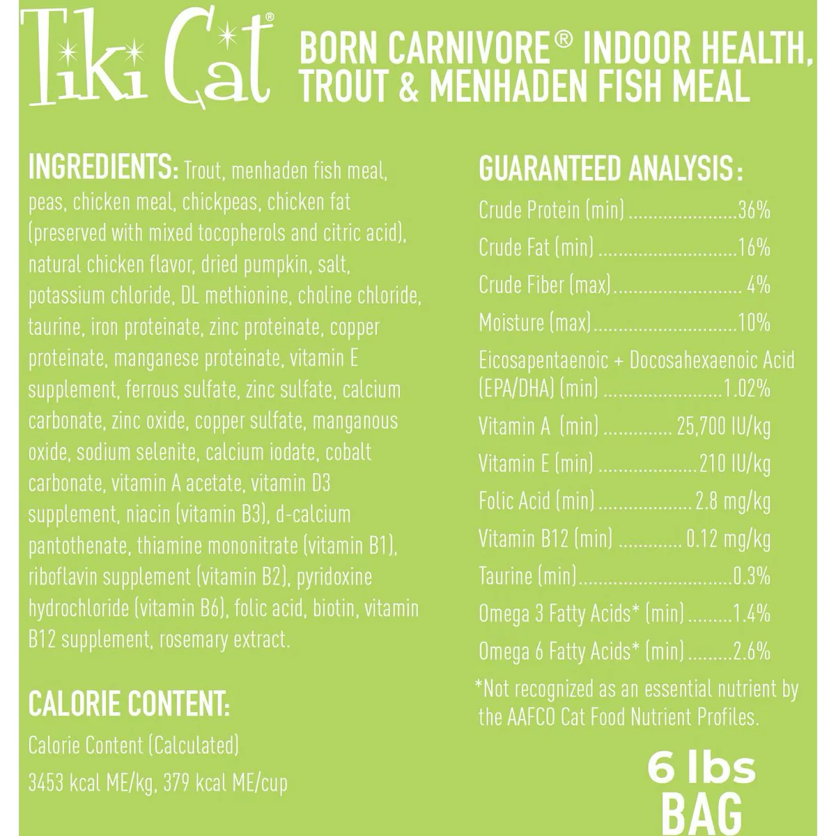 Tiki Cat Born Carnivore Indoor Trout & Menhaden Fish - Image 2