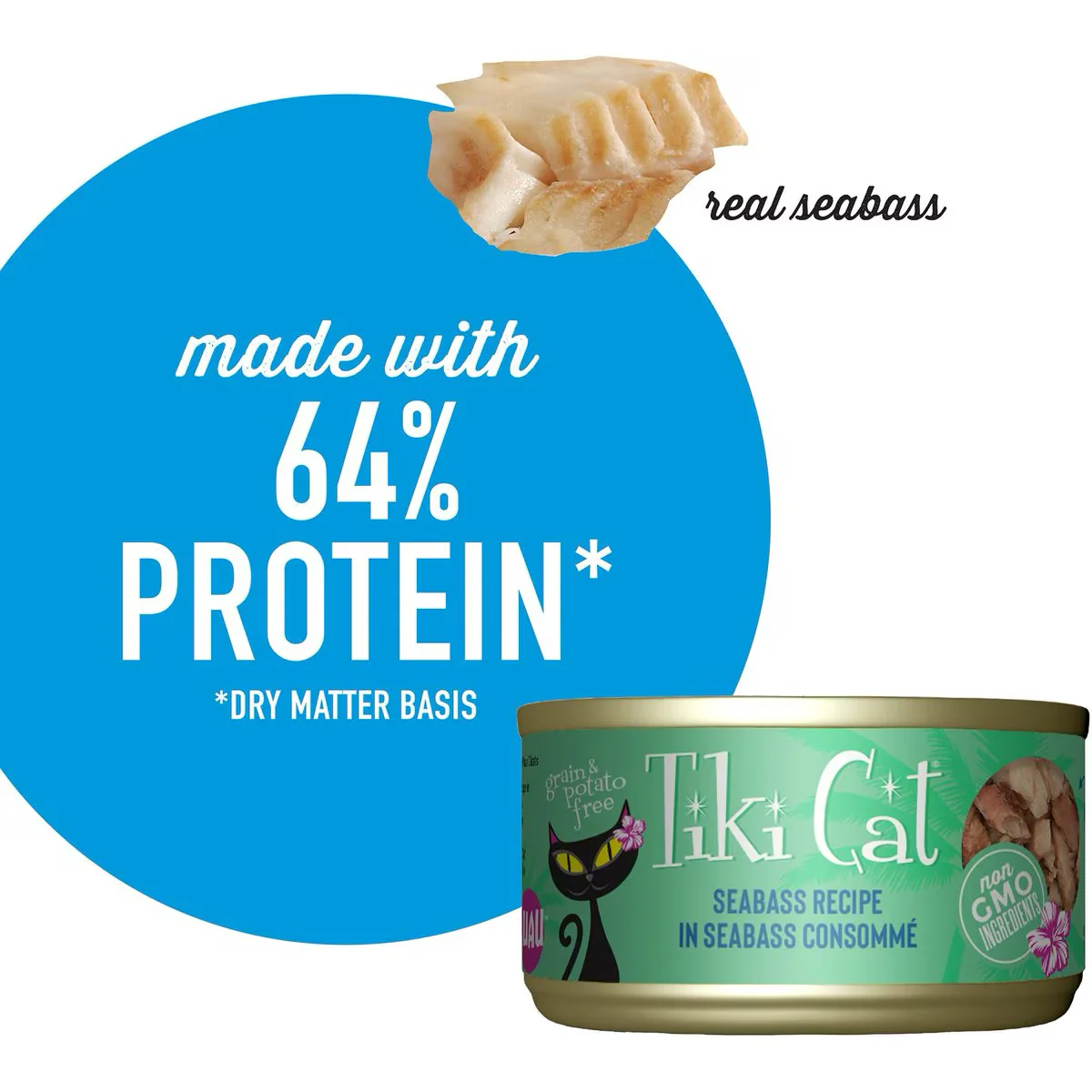 Tiki Cat Can Luau Seabass In Seabass Consomme - Image 3