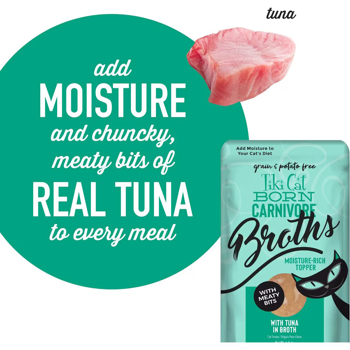 Tiki Cat Pouch Broths Grain Free Tuna - Image 4