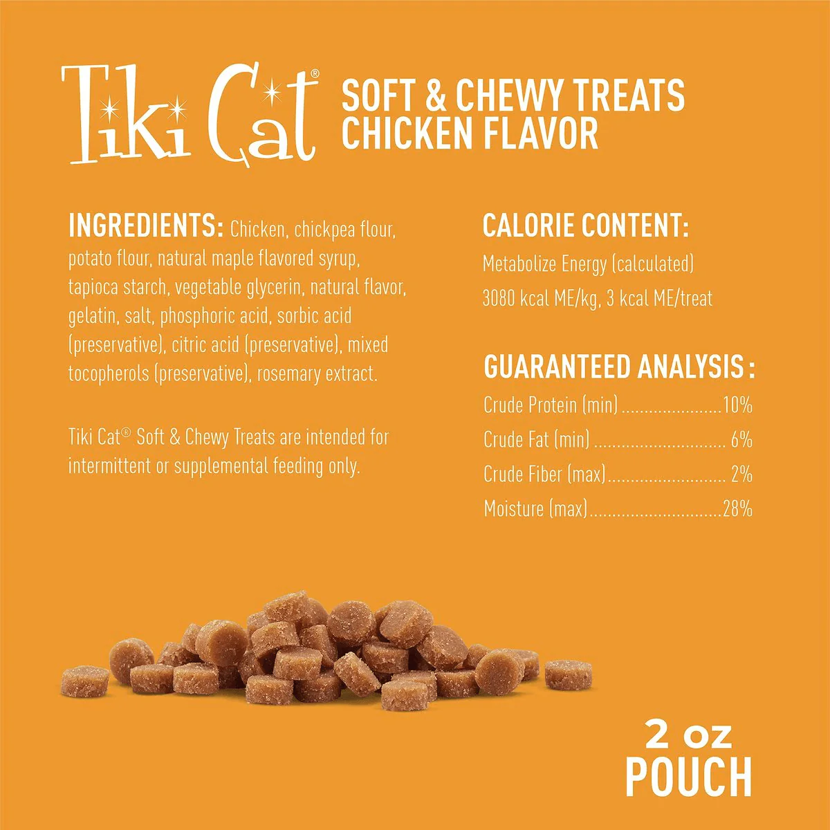 Tiki Cat Treats Grain Free Soft & Chewy Chicken - Image 3